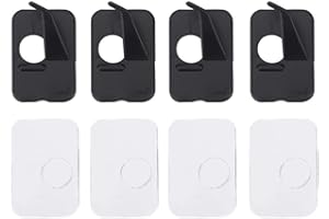 Tbest Repose-flèches de tir à l'arc Gauche, Repose-Arc recourbé à Gauche, 4 Ensembles Repose-flèches de tir à l'arc Arc recourbé Accessoires de Chasse à Gauche en plaique