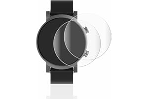 BROTECT Protector Pantalla Completa para Mobvoi Ticwatch E3 (2 Unidades) 3D Curvo