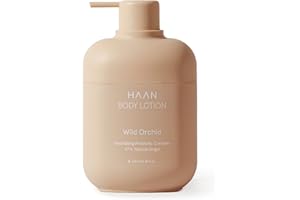 HAAN - Lozione per il corpo idratante e nutriente, con il 97% di ingredienti naturali e prebiotici. Ricaricabile con fraganza Wild Orchid