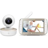 Motorola Nursery VM50G Baby Monitor with Camera, 5" Color Screen, Night Vision, Digital Zoom, Two-Way Communication, Temperat