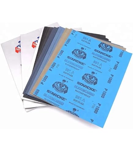 STARCKE MATADOR Schleifpapier – Wasserfest, Körnung 120, 50 Blatt (230 X 280 Mm)