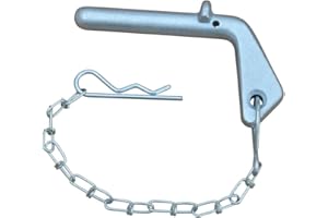 FKAnhängerteile 1 Stück - Steckbolzen, Bolzen, Vorsteckbolzen mit Kette und Splint 16 mm