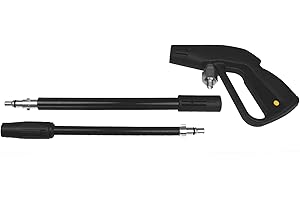 Bricoferr BF103A Pistola + Lanza para Hidrolimpiadores de Alta Presión Turbo