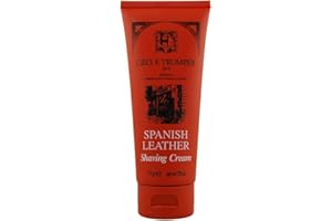 GEO. F. TRUMPER Geo F. Trumper Crema de Afeitar Spanish Leather Tubo 75gr, Único, 75g