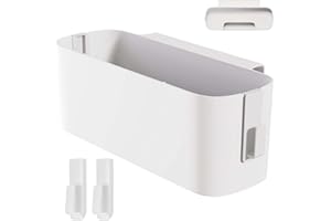 Huamirra Bett Organizer zum Einhängen, Bett Organizer zum Einhängen mit Haken, Hängebett Organizers Aufbewahrungskorb, Robuste Nachttisch Caddy, für Familie, Wohnheim, Büro, Weiß