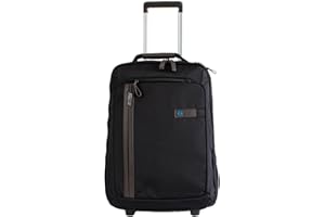 PIQUADRO Trolley Unisex BV3159X9 Nero valigia morbida 2 ruote