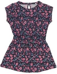 Vestido para niña estampado floral azul marino Name It NITHALO CAPSLEEVE TUNIC NMT