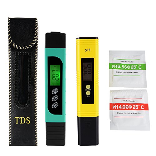 XCSOURCE 3in1 TDS+EC+Temp Meter and Ph Meter with Auto Calibration Button, Digital Accuracy Water Quality Monitor Pen Style Portable Tester BI715