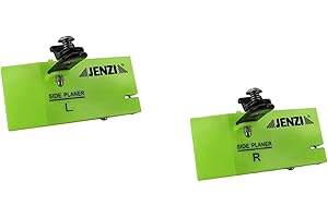 blntackle76 Set: 2 Stück Jenzi Side Planer von Jenzi, ca 14x6cm, Planer-Board+ gratis Petri Heil! Aufkleber