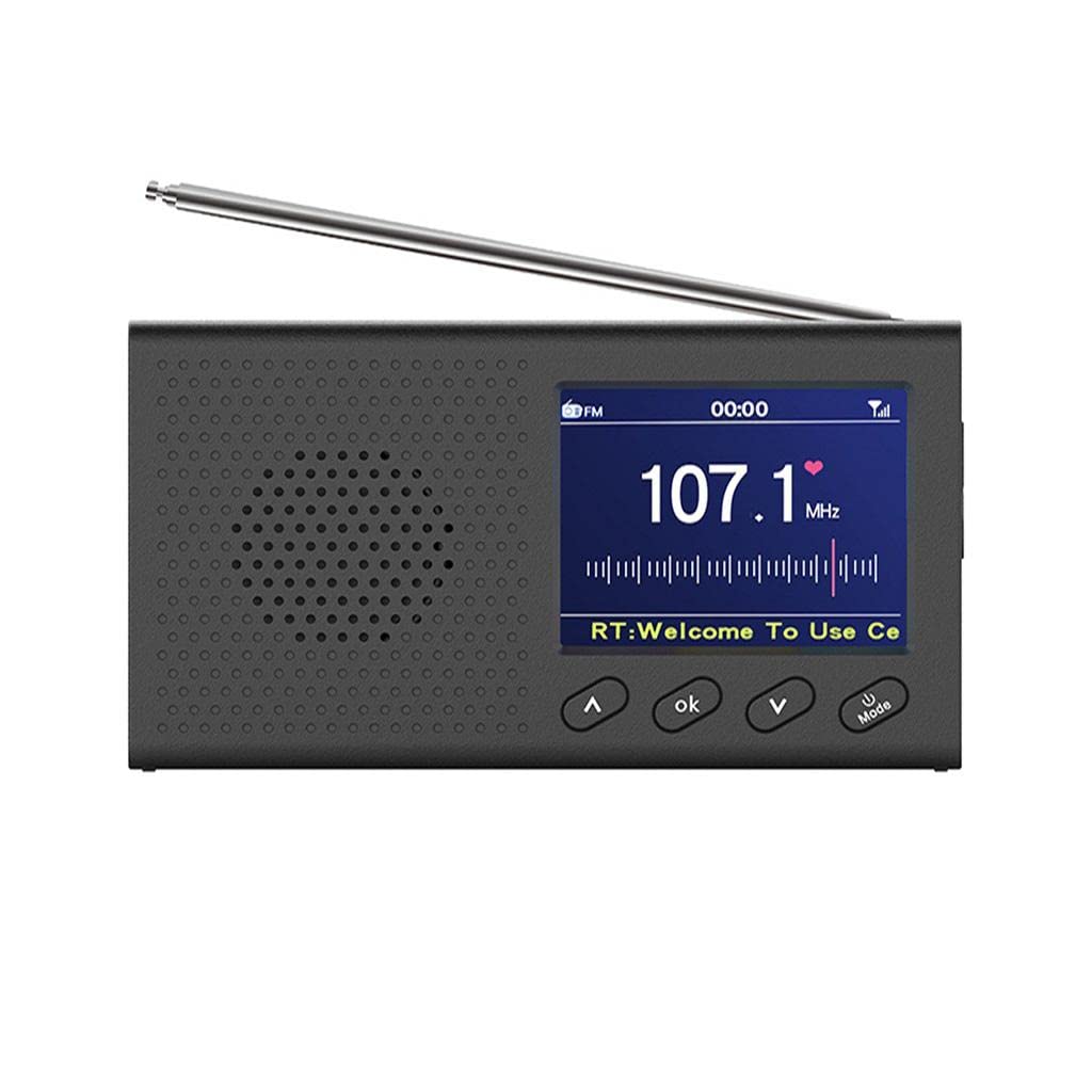 MYADDICTION 2.4 inch DAB-PC1 Digital DAB FM Radio with BT Stereo Rechargeable Personal | Portable Audio & Headphones | Portable AM/FM Radios | consumerelectronics