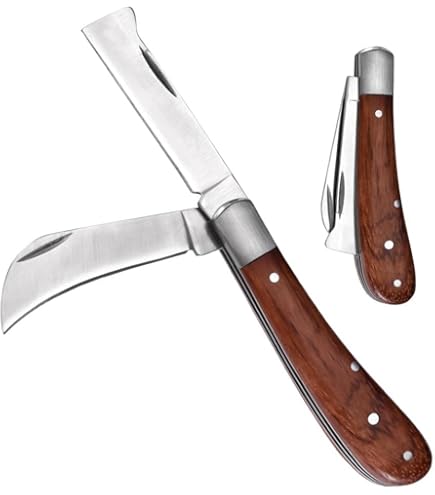 Falce Cogliasparagi Forgiata - Con Manico In Legno 65cm, Made In Italy - Foto 7