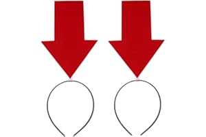 MaoNativey Lot de 2 Serre-Têtes Flèche - Bandeaux Élastiques avec Pointes de Flèche Créatives - Accessoire Capillaire Tendance pour Femmes/Filles - pour Fêtes, Noël & Photoshoots Drôles
