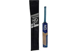 ND SPORTS ND ULTIMATE CRICKET BAT Size 5 6, Youths Harrow GRADE A Kashmir Willow (Harrow)