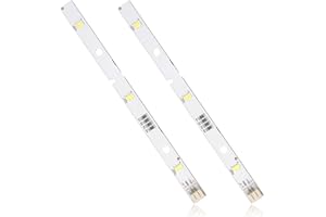 Goerpn Striscia LED per frigorifero RONGSHENG/HISENSE E349766 MDDZ-162A 1629348 1529227 DC12V 2W compatibile con frigorifero Kenwood KIFF5017 KIFF5020 KIFF7017 KIFF7020 KBNSBNSN