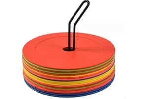 berjalan Disco Marcatore Coni Piatti da Calcio da 10 Pezzi, Disco Marcatore, Marcatori da Allenamento per Agilità E velocità da Basket, Attrezzatura da Allenamento Portatile