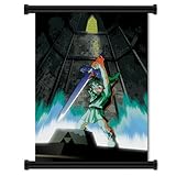  Legend of Zelda: Ocarina of Time Game Fabric Wall Scroll Poster (16x21) Inches by Wall Scrolls