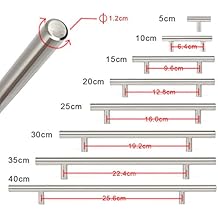 Suchergebnis auf Amazon.de für: schrankgriffe edelstahl