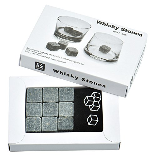 Preisvergleich Produktbild Cozyswan Wein-Kühlwürfel, inkl. hochwertiger Box und Samtbeutel, 9 Stk.