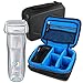 Price comparison product image Protective EVA Action Camera Bag / Case - Compatible with Braun Series 7 790cc Cordless Electric Foil Shaver for Men with Clean and Charge Station- by DURAGADGET