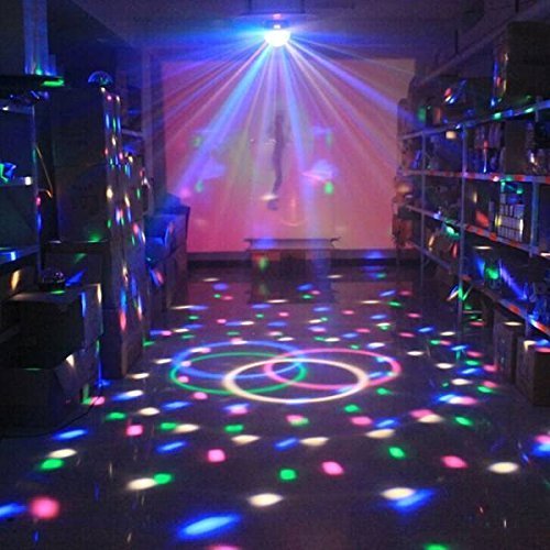 SOLMORE Discokugel Partybeleuchtung Disco Lichteffekte Licht Mini Bunt
