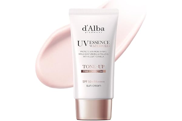 d'alba Loción Solar Tonificante Waterfull SPF50+PA++++ de Trufa Blanca italiana, Crema Solar Teñida con Filtros UV Veganos, Loción Solar Brillante e iluminadora, Skincare Coreano