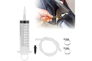 TGKYK Purgador Frenos Moto, 100ml Liquido de Frenos Jeringa con 50cm Manguera, Purgador de Freno, Sangrador de Frenos, Kit de Purga de Freno de Disco Hidráulico para Motocicletas, Scooters, Quads