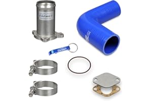 TAFMET AGR Ventil Ersatz Rohr Tuning Kit blau für VW Audi Seat Skoda mit 1.4 1.9 TDI Motoren