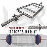 We R Sports® Triceps Bar Set Wiight Plate Hammer Curl Standard 1