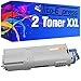 Price comparison product image Platinum Series Toner XXL for Oki C532 C532DN C 532 DN 532DN C542 C542DN C 542 DN 542DN MC563 MC563DN MC 563 DN 563DN MC573 MC573DN MC 573 DN 573DN (6) Set 2x Toner Black