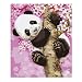 Produktbild Wanfor Panda DIY Digitale Ölgemälde Malen Nach Anzahl Leinwand Zimmer Wohnkultur Kein Rahmen für Erwachsene und Kinder Gemälde
