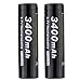 Produktbild Docooler 2pcs 18650 3.7V 3400mAh Wiederaufladbare Li-ion Lithium Batterie mit PCB Schutzplatte für LED Taschenlampe Torch Licht
