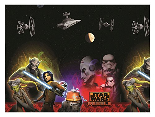 Procos 10108575B – Kinderpartyset – Star Wars Rebels, Größe XL, 66-teilig - 5