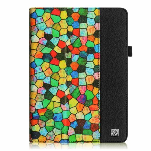 Fintie Apple iPad mini 1 / 2 / 3 Hülle – Slim Fit Foilo Kunstleder Schutzhülle Tasche Etui Case Smart Cover mit Auto Schlaf / Wach, Standfunktion für iPad mini 3 / 2 / 1, Mosaic - 2