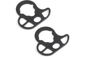 QIRUIMY Tactique avec Panneau d'extrémité rotative, Montage de Bande d'extrémité CQD, avec Double Anneau Amovible, Accessoires, Panneau d'extrémité AEG M4 / M16