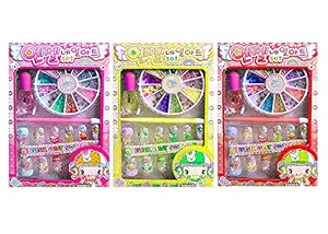 4 Seasons 12 Different Colored Attractive Cute Nail Art Kit For Girls (Set of 3)