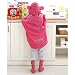 GudeHome Unisex Kid's Raincoat Girls Boys Hooded Waterproof Rain Poncho, 100-120cm Red