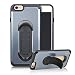 Produktbild iPhone 6/6s Schutzhülle und Bildschirmfolie, Displayshutz, Inateck Schutzrahmen aus weichem TPU-Kunststoff und Rückseitenschutzhülle aus robustem PC-Kunststoff, inlusive Stand- und Autohalterungsfunktion, zusätzlich behandelte Folie für Bildschirmschutz