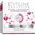 Eveline Cosmetics Retinol+Algi Morskie Firming Face Cream for All Skin Types Day/Night - Rejuvenating Moisturizer with Silk Extract, Retinol & Olive Oil - 50 ML