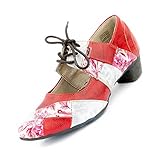  TMA Damen Halbschuhe 1844 Feuerrot 36