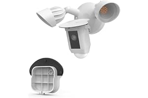 TIUIHU Protective Cover for Rin g Floodlight Cam Wired Plus, Outdoor Camera Protective Cover Sun and Rain Shield Accessories, White