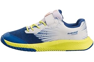 Babolat Chaussures Garçon Pulsion All Court Junior Bleu/Jaune PE 2021
