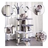 ▶Vielfältige Schlaf- und Spielmöglichkeiten - Höhlen zum Zurückziehen, viele Spielmöglichkeiten und Platos zum Faulenzen, Klettermöglichkeiten und unzählige Sisalstämme zum Krallenwetzen. Hier ist jedes Detail sorgfältig überlegt und durchdacht.