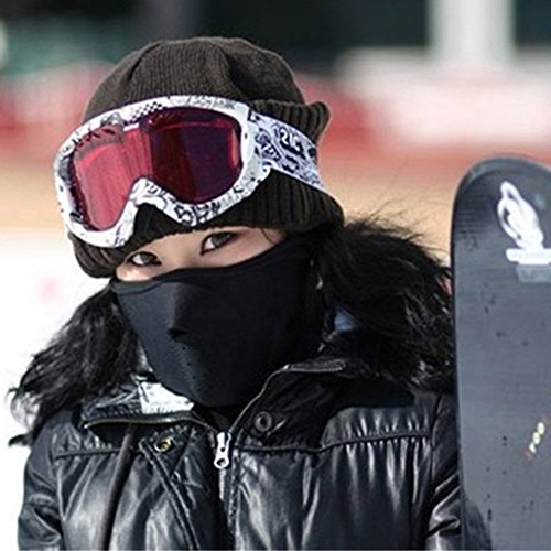 TRIXES Sport – Gesichtsmaske, Balaclava und Outdoor Handschuhe für Skifahren, Motorrad, Sport, Kostüm, langer Halswärmer - 9