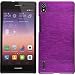 Produktbild PhoneNatic Case für Huawei Ascend P7 Hülle pink Metallic Hard-case + 2 Schutzfolien