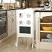 Guidecraft Folding Kitchen Helper Step-Stool, Natural