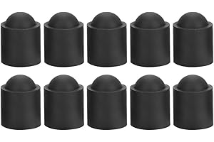 OUKENS Tête de Queue de Billard, 10 pièces Pointe de Queue de Billard Couvercle en Caoutchouc queues de Billard Accessoire de Capuchon de Protection de bâton