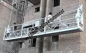 Jalaram Construction Equipment Stainless Steel Silver Suspended Platform