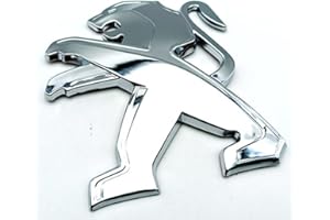DADYM Stemma per auto 3D per Peugeot 207 307 107 407 507 508 408 308 206 406 1008 5008 3008,Emblema Adesivo Con Logo Accessori Cofano Anteriore Posteriore Emblema Logo Bagagliaio Decorazione fai da te