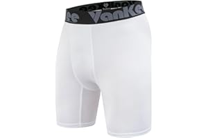 VanKee Compression Shorts Pantalon De Compression pour Hommes Séchage Rapide Conception en Maille Transfert d'Humidité Convient pour Le Cyclisme Football Fitness