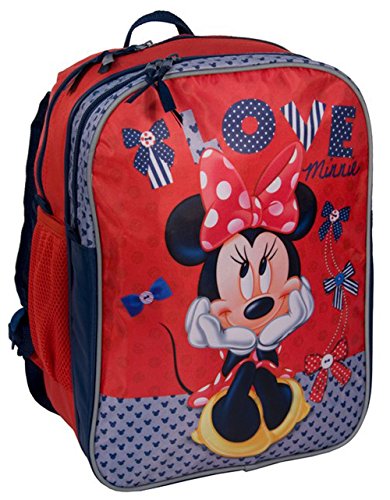 Preisvergleich Produktbild Disney Minnie Mouse Rucksack Schulrucksack Minnie Maus ergonomischer Rucksack 38x28x18 EDEL
